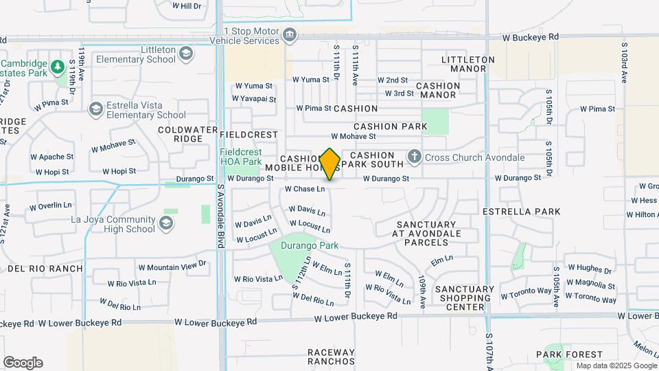 11202 W Chase Dr Map and Location Details