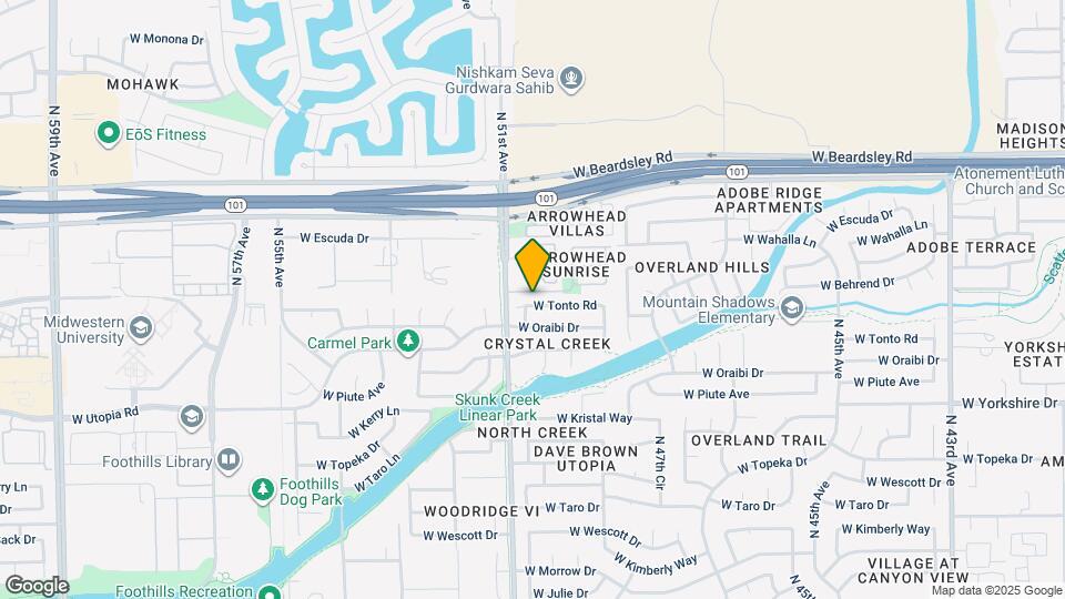 5016 W Tonto Rd Map and Location Details