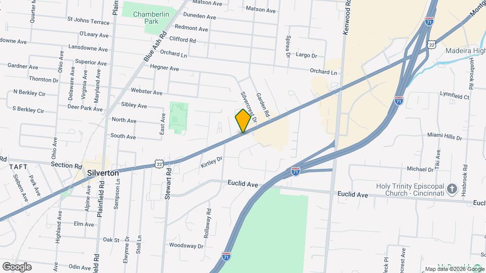 7620 Montgomery Rd Map and Location Details