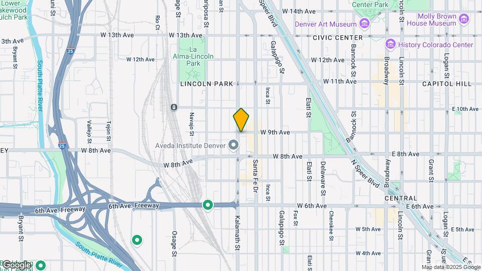990 W 9th Ave Mapa y Detalles de la Ubicación