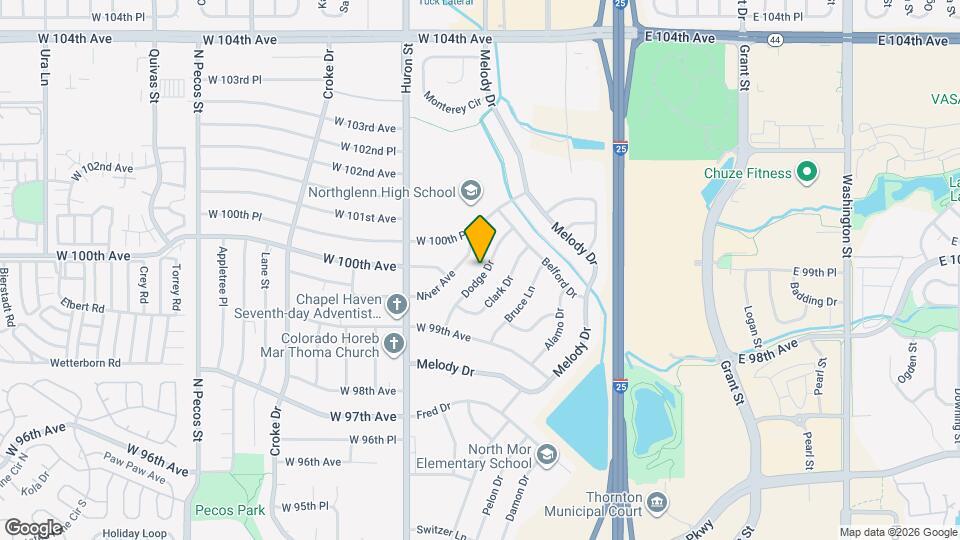 9989 Dodge Dr Mapa y Detalles de la Ubicación