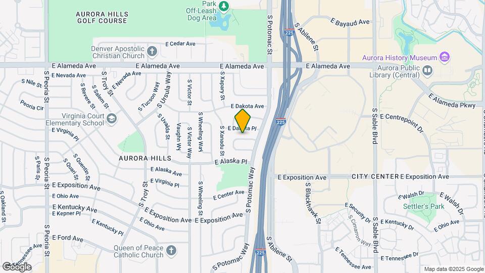 423 S Potomac Cir Map and Location Details