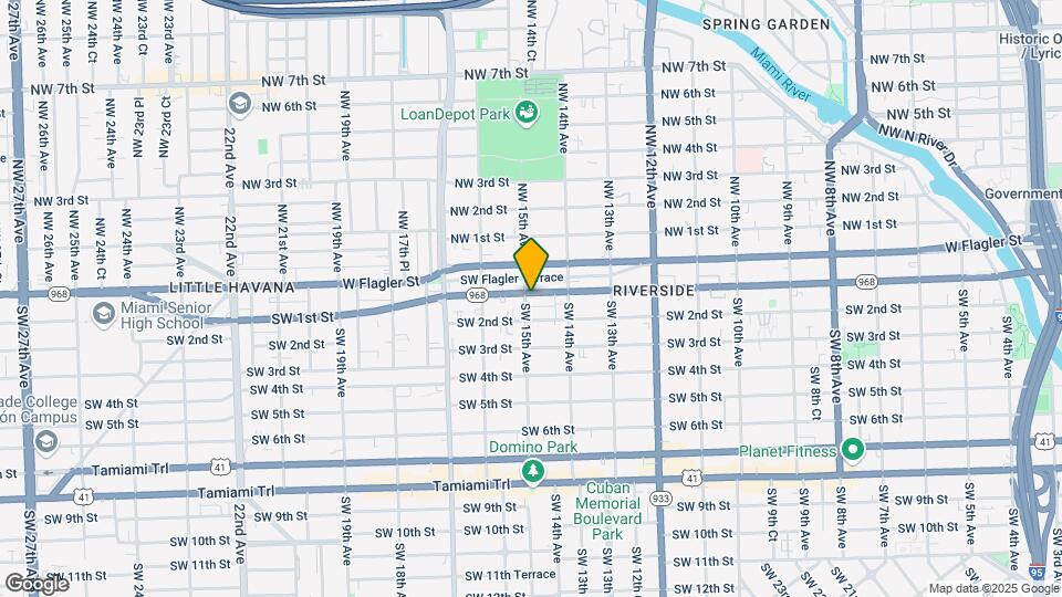 1466 SW 1st St Map and Location Details