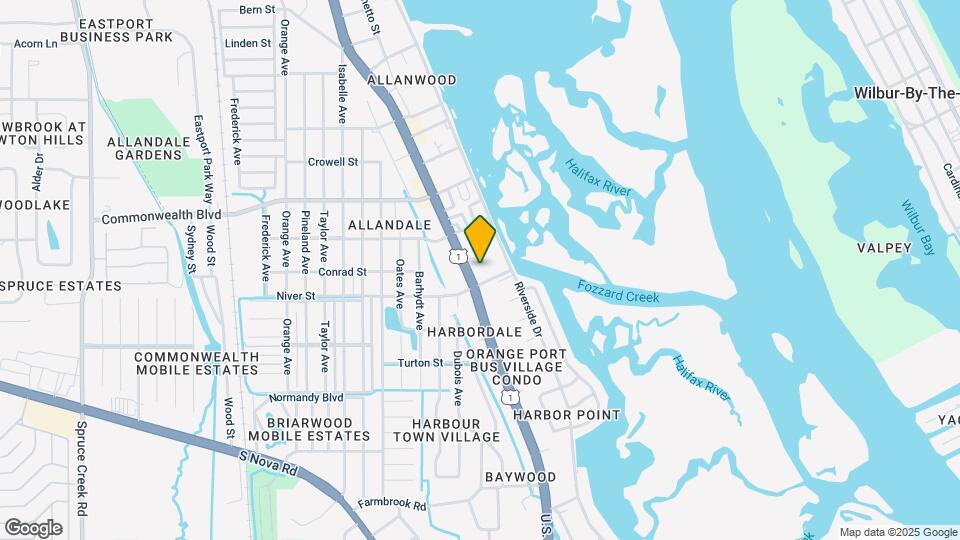 5381 S Ridgewood Ave Mapa y Detalles de la Ubicación
