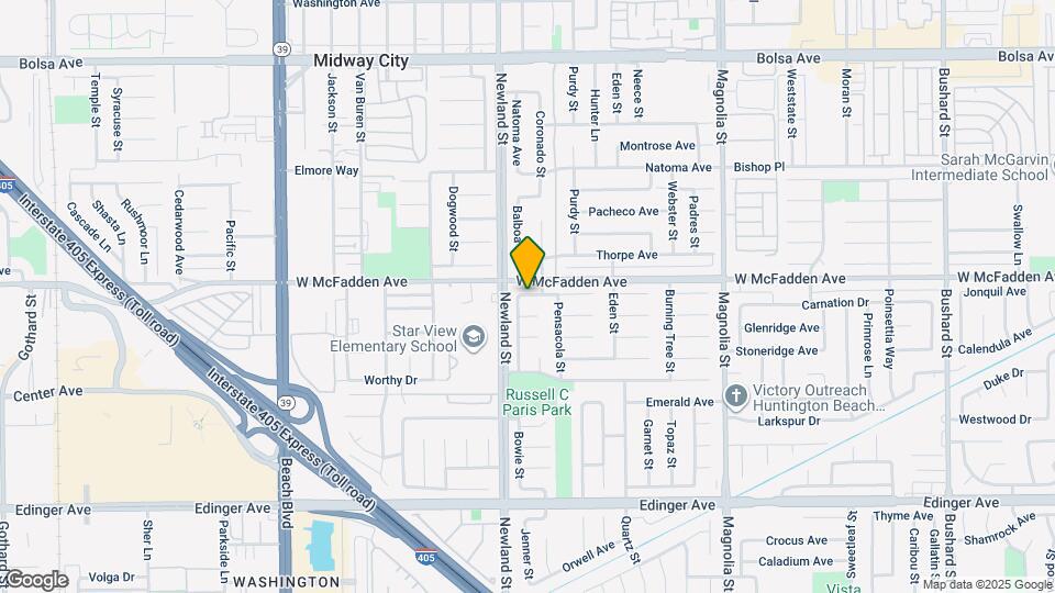 8554 Bermuda Ave Map and Location Details