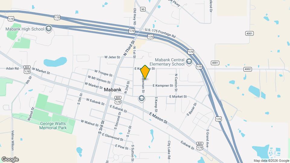 208 N Coleman St Mapa y Detalles de la Ubicación