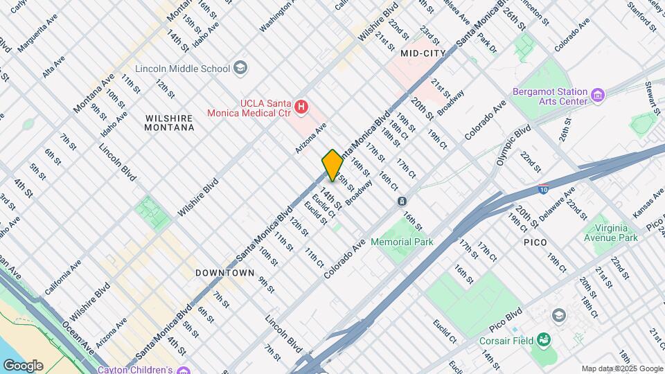 1423-1425 14th St Map and Location Details