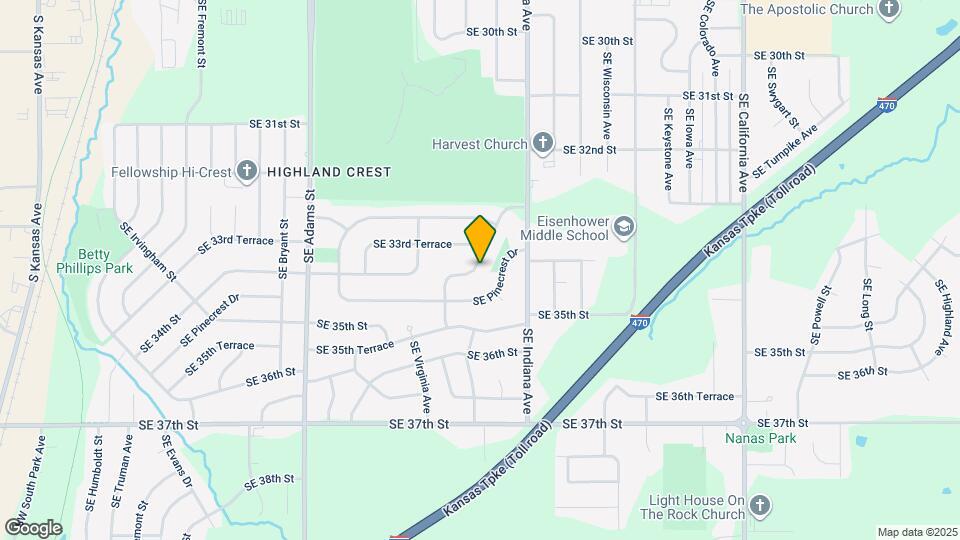 3368 SE Ohio Ave Map and Location Details