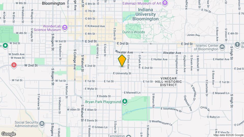 609 S Henderson Mapa y Detalles de la Ubicación