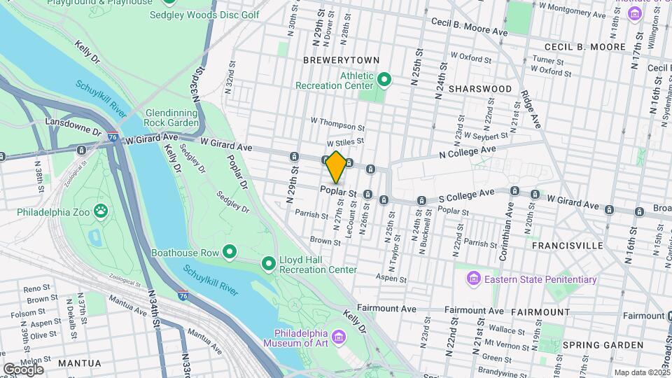2713 Poplar St Map and Location Details