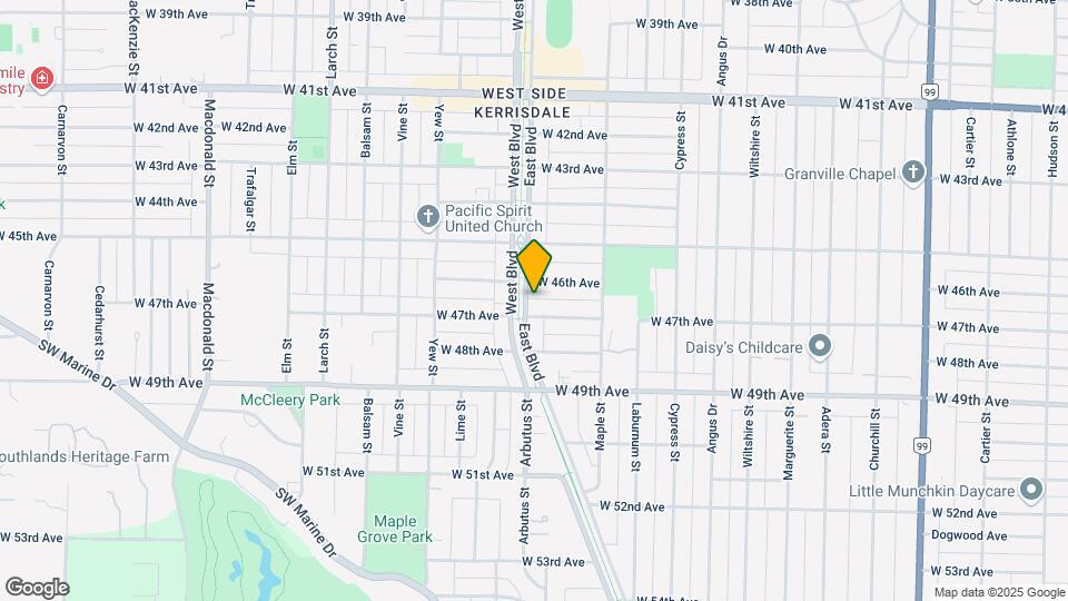 6260-6268 E Boulevard Map and Location Details
