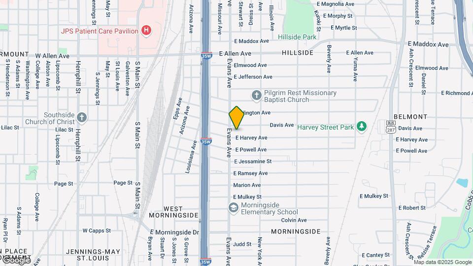 909 Harvey Ave Map and Location Details