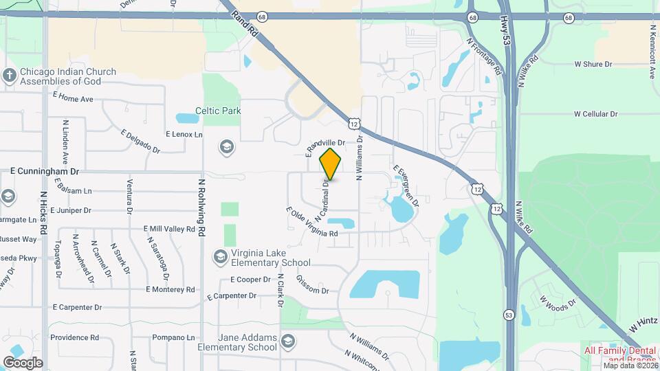 1149 N Cardinal Dr Map and Location Details