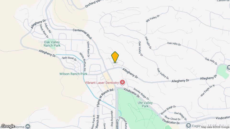2092 Bristlecone Dr Mapa y Detalles de la Ubicación