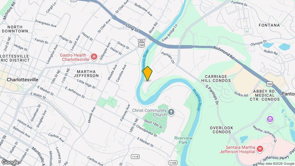 310 Riverbend Dr, Unit Riverbend Condo Mapa y Detalles de la Ubicación