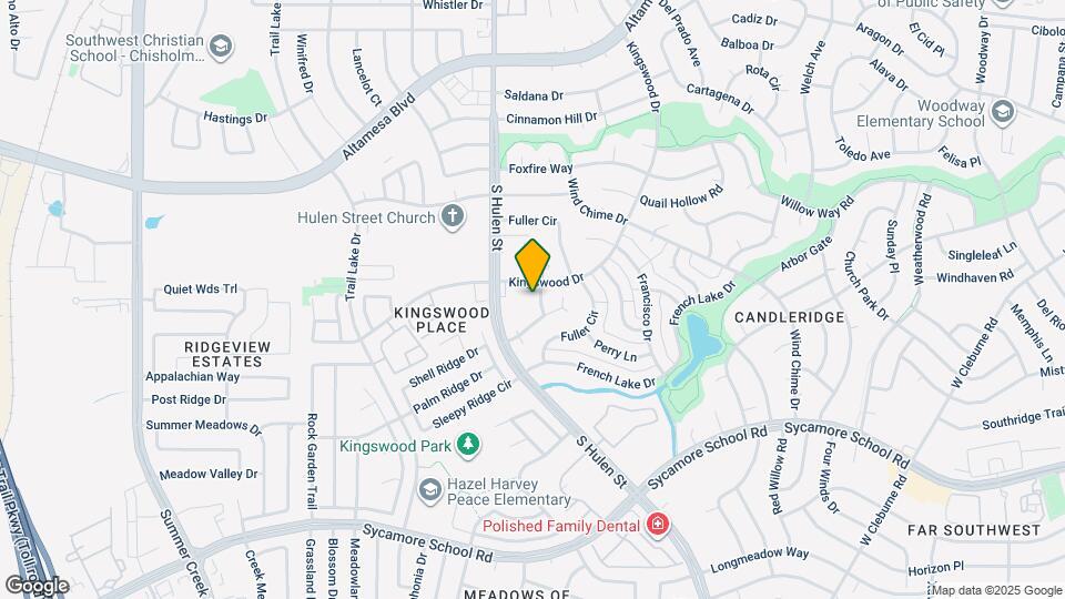 7306 Redfield Dr Map and Location Details