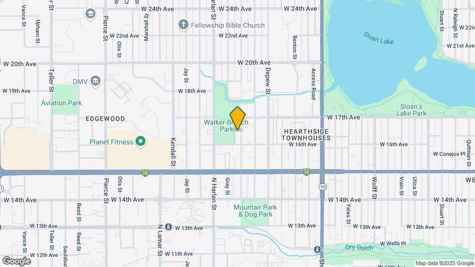 1633 Fenton St Map and Location Details