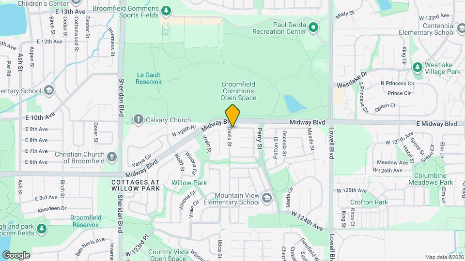 12694 Davis St Map and Location Details