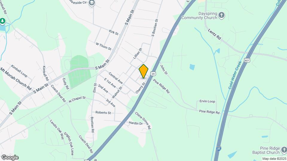 160 Cherry St Map and Location Details