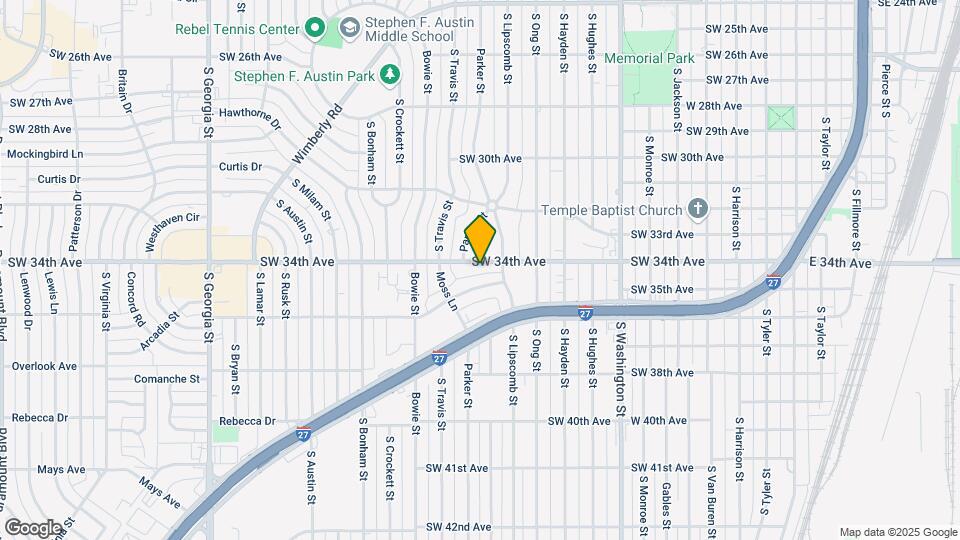 1409 SW 34th Ave Map and Location Details