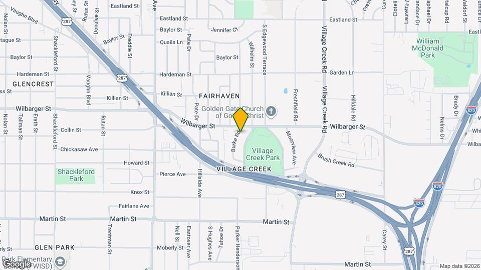 4459 Burke Rd Map and Location Details