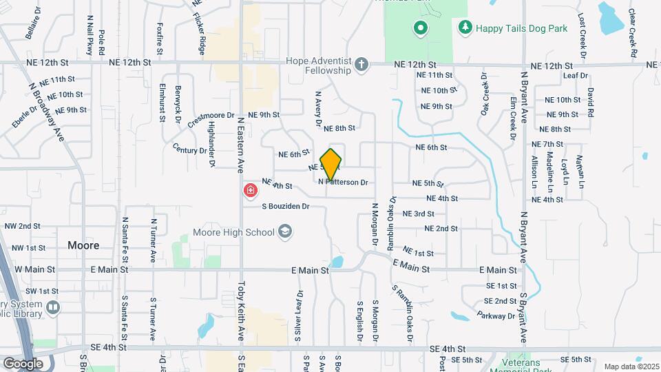 504 N Avery Dr Map and Location Details