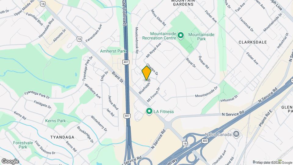 2041 Bluefields Dr Map and Location Details