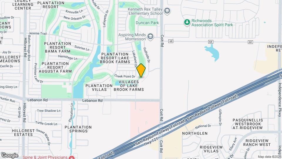 4843 Golfside Dr Map and Location Details