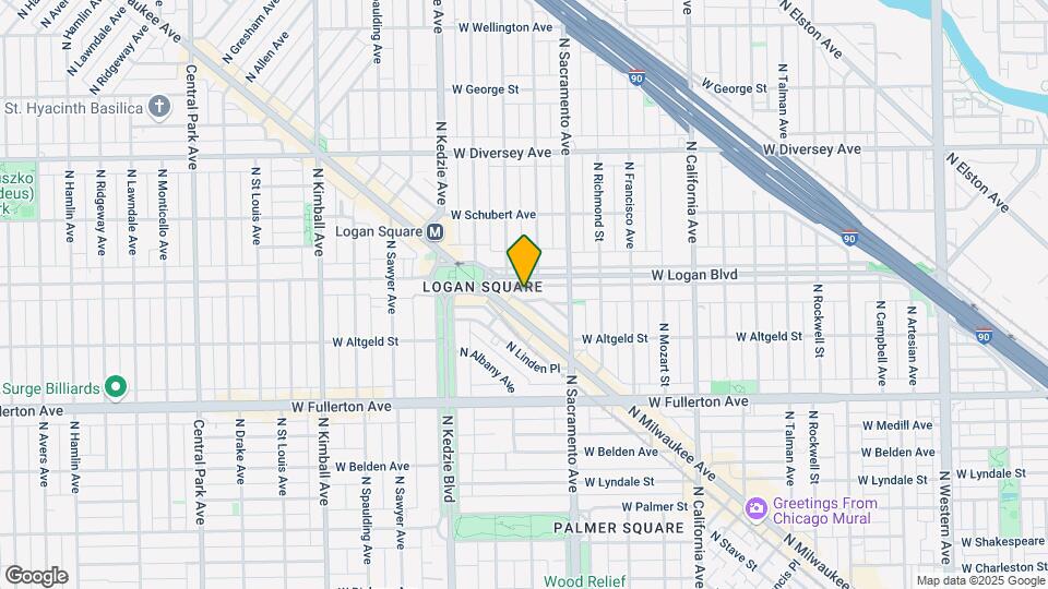 3045 W Logan Blvd Map and Location Details
