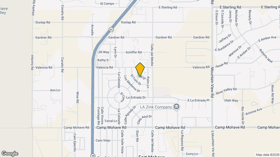 4339 Chorro Dr Map and Location Details