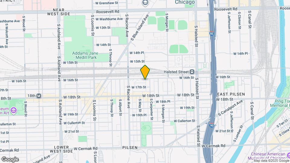 1101 W 16th St Map and Location Details