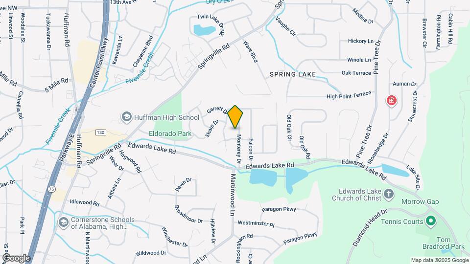 1304 Monterey Dr Map and Location Details