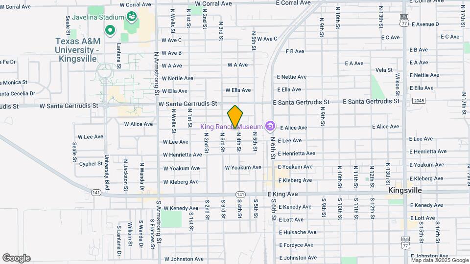 307 W Alice Ave Mapa y Detalles de la Ubicación