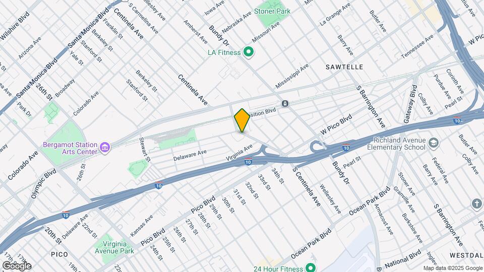 2017 S Centinela Ave Map and Location Details