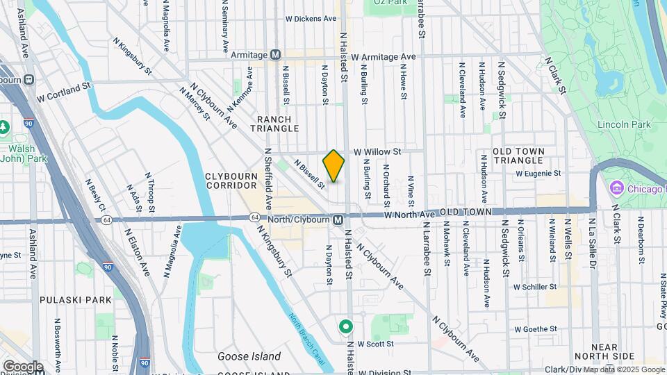 1643 N Dayton St, Unit 2F Mapa y Detalles de la Ubicación