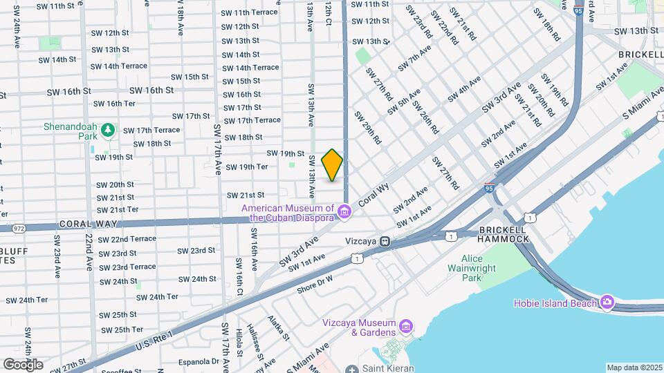 1243 SW 21st St Map and Location Details