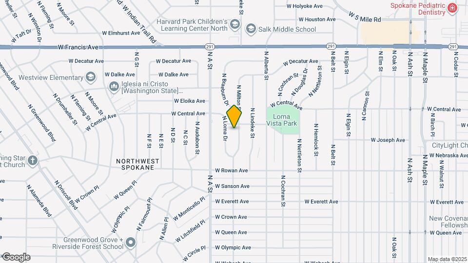 5723 N Milton St Map and Location Details