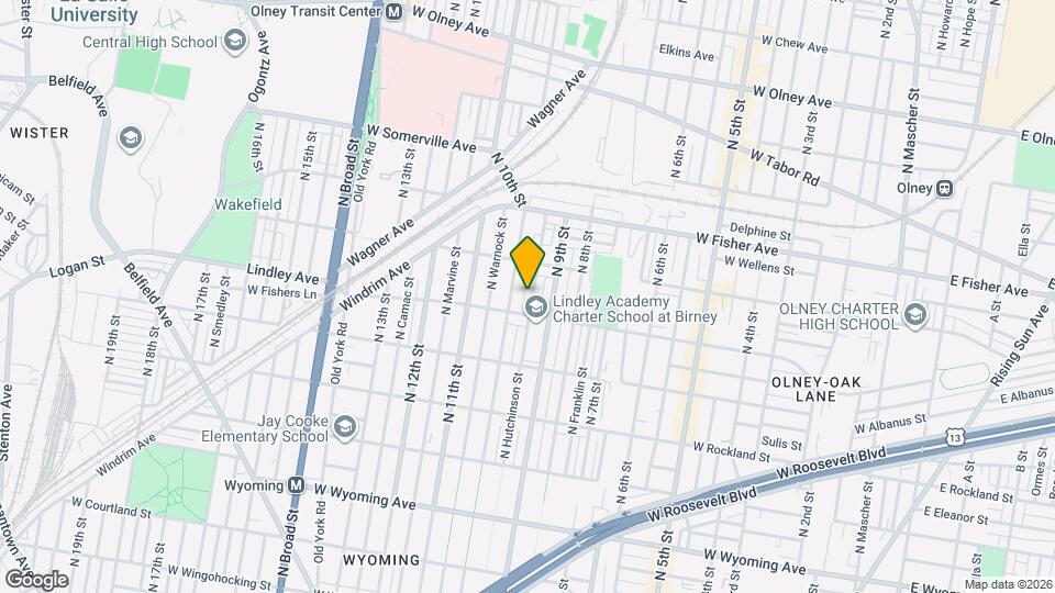 5122 N Hutchinson St Map and Location Details