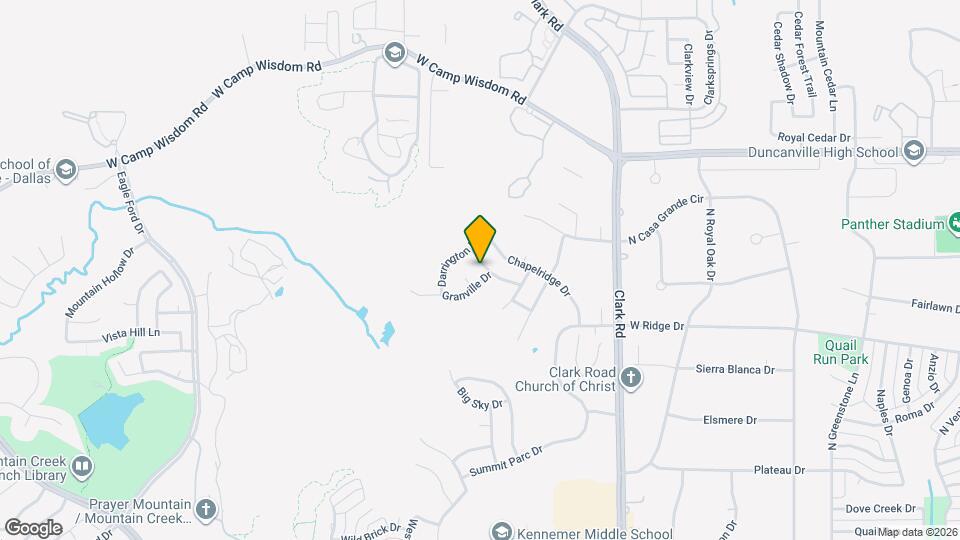 7042 Hedgebrook Map and Location Details