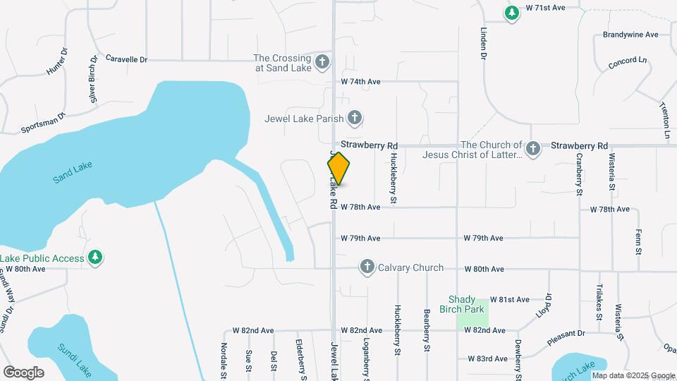 7727 Jewel Lake Rd Map and Location Details