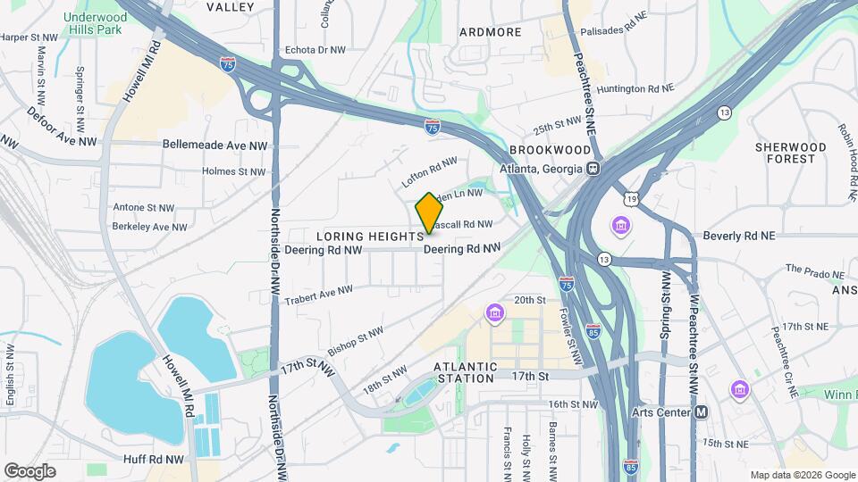 383 Deering Rd NW Map and Location Details