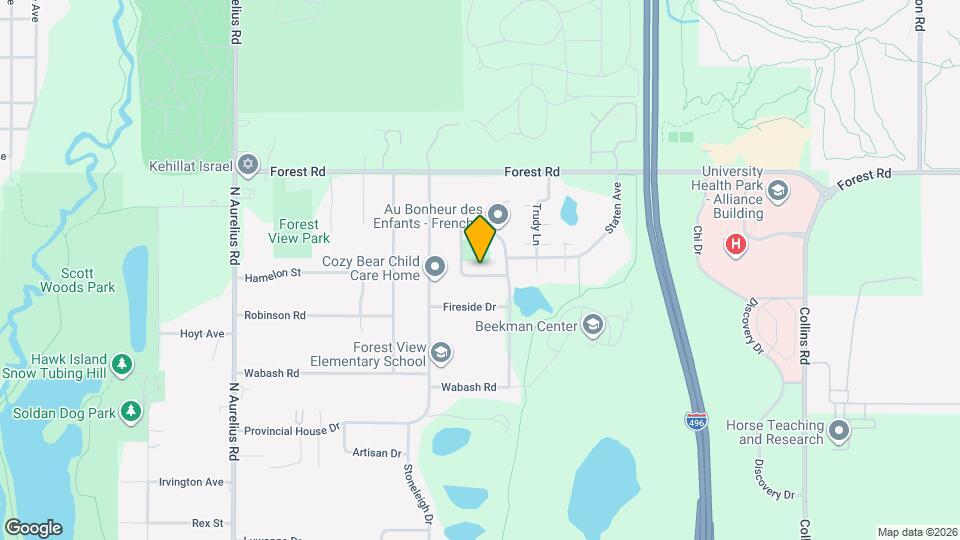 2719 Narraganset Dr Map and Location Details