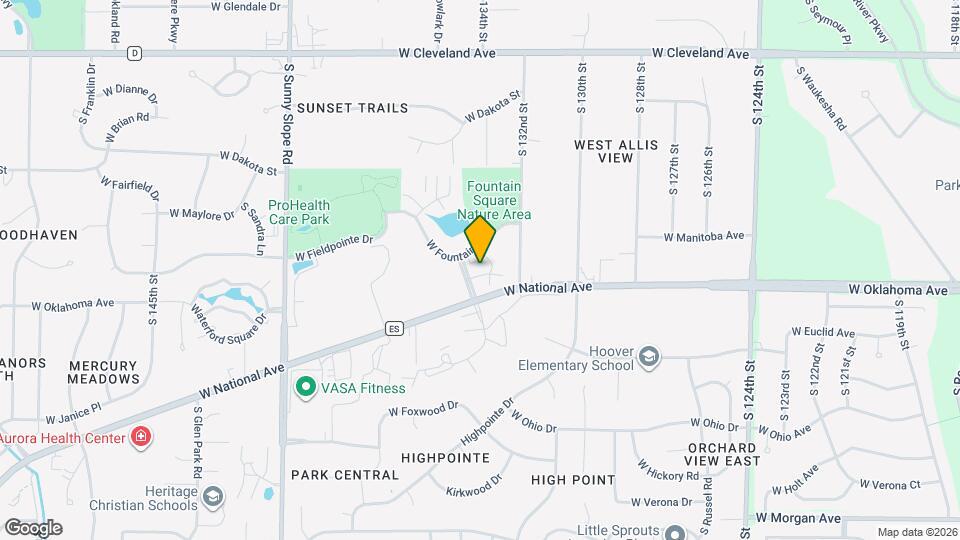 Fountain Square Apartments Map and Location Details