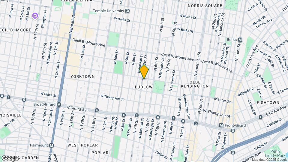 1433 N 7th St, Unit 4 Map and Location Details