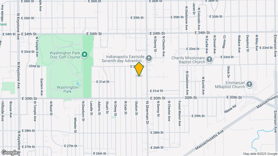 3129 Station St Map and Location Details