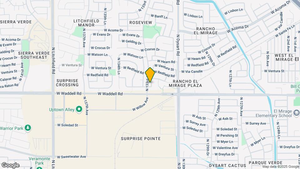 13914 N 132nd Ln Map and Location Details