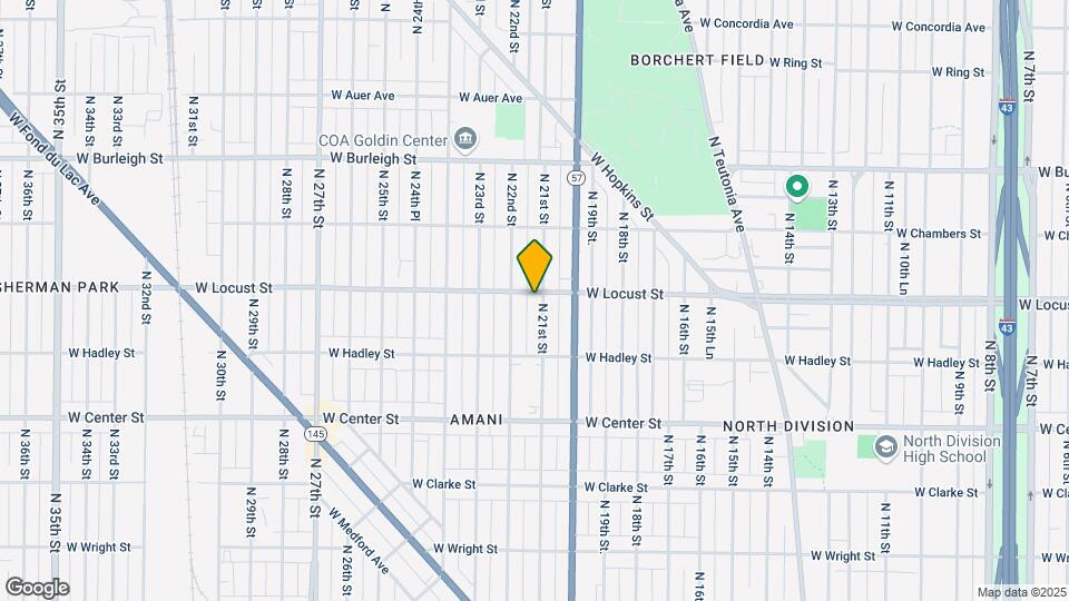 2869 N 21st St-Unit -2969A-Upper Map and Location Details