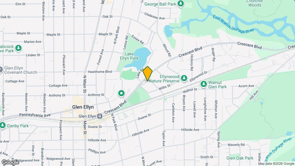 696 Crescent Blvd Map and Location Details