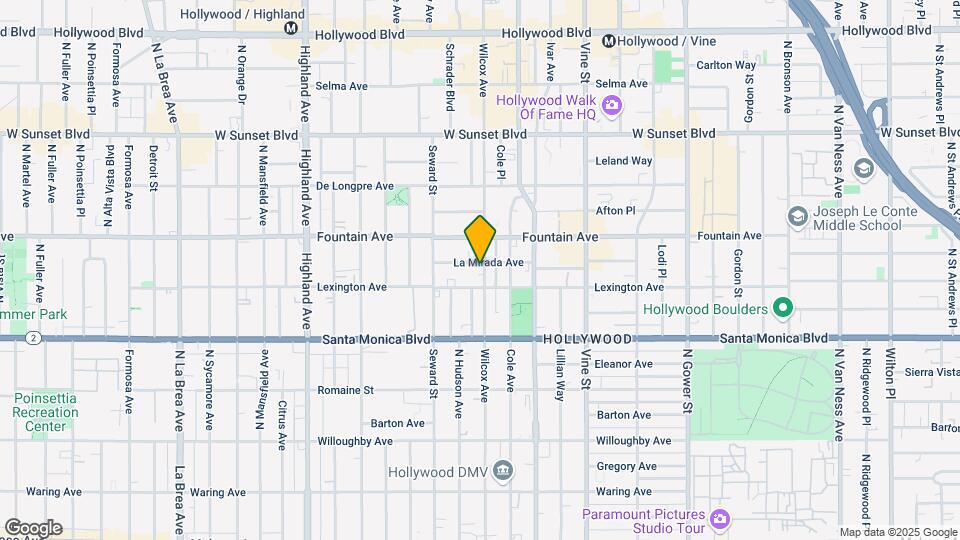 1223 Wilcox Ave Mapa y Detalles de la Ubicación