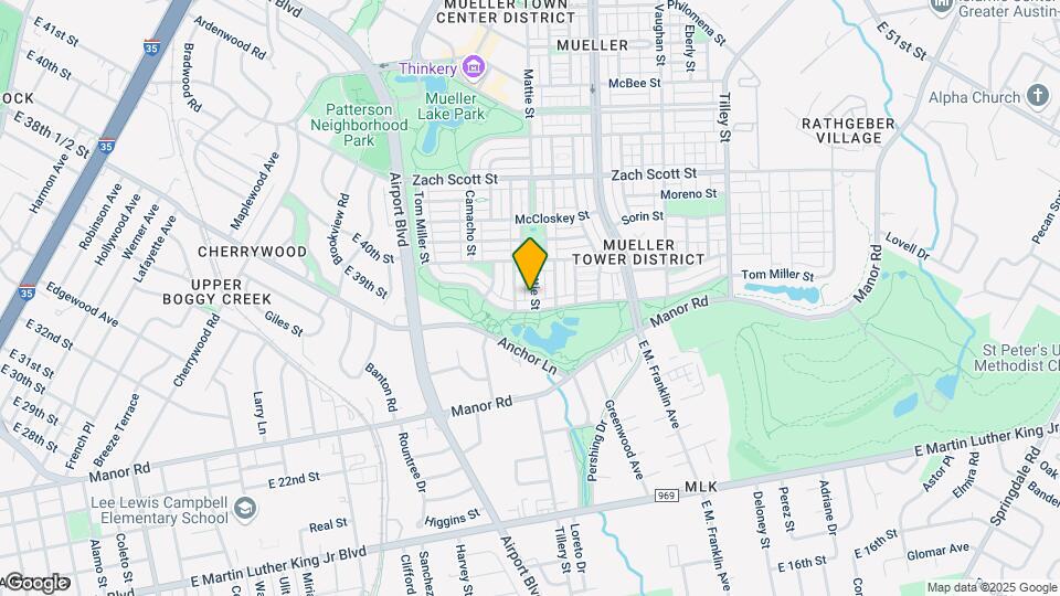 3808 Mattie St Map and Location Details